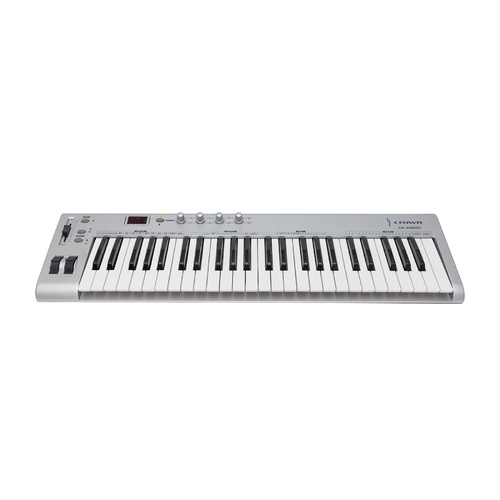 Crown 49 Key MIDI USB Keyboard Controller (Silver)