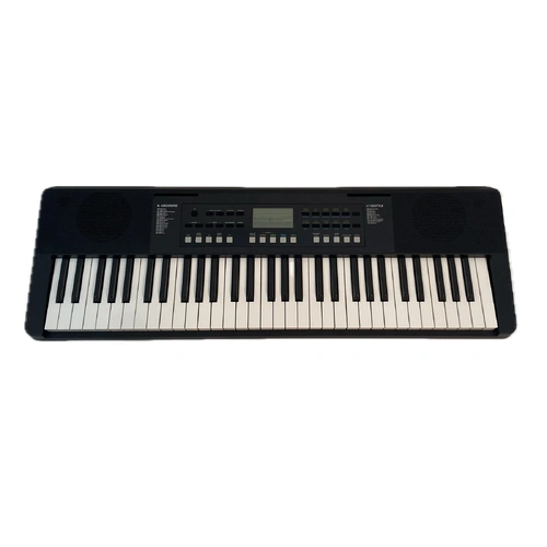 Crown CK-61 61-Key Touch-Sensitive Electronic Portable Keyboard with USB-B MIDI, 450 Sounds, 150 Styles, and 120 Lesson Songs