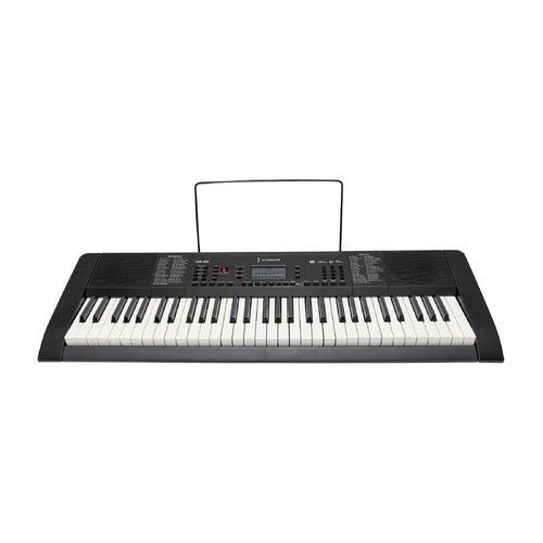 Crown CK-68 61-Key Touch Sensitive Portable Keyboard with MIDI, LCD Display, 300 Voices, 300 Rhythms, Teaching Functions, USB Compatibility