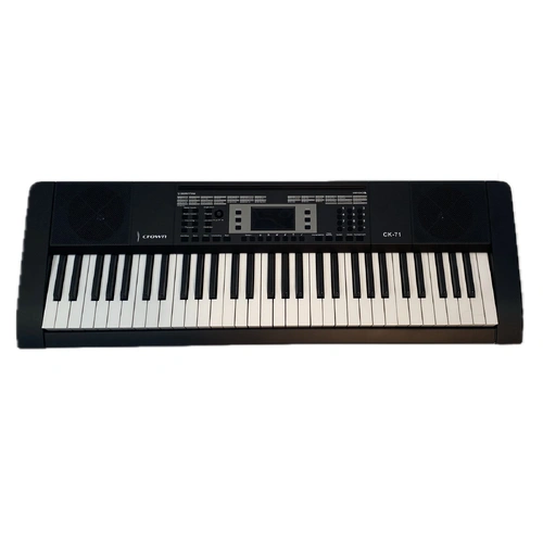 Crown CK-71 61-Key Portable Electronic Keyboard with LED Display and 300 Voices