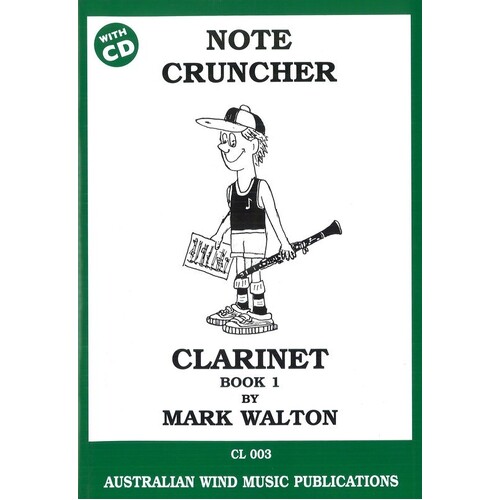 Note Cruncher Clarinet Book 1 Softcover Book/CD