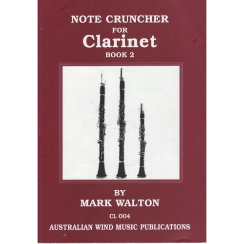 Note Cruncher for Clarinet Book 2 with Play-Along CD