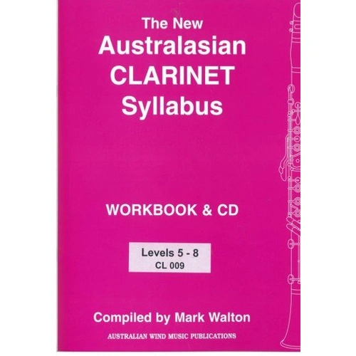 Australasian Clarinet Syllabus Book/CD Level 5-8