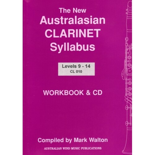 Australasian Clarinet Syllabus Book/CD Lev 9 -14 (Softcover Book/CD)