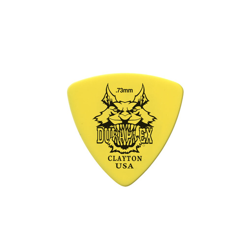 Clayton Duraplex Rounded Triangle Guitar Picks (0.73mm) - 12 Pack