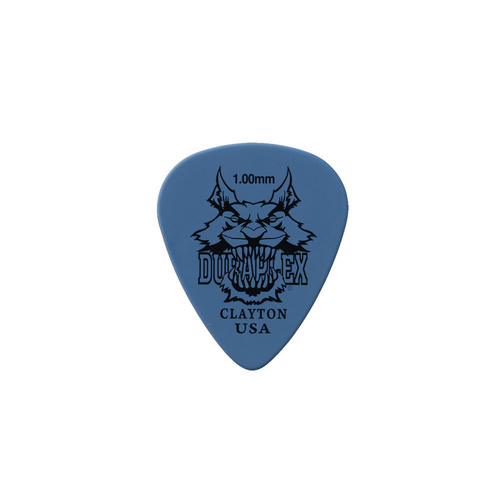 Clayton Duraplex Standard Guitar Picks 1.00mm - 12 Pack, Durable Delrin Material, Made in USA