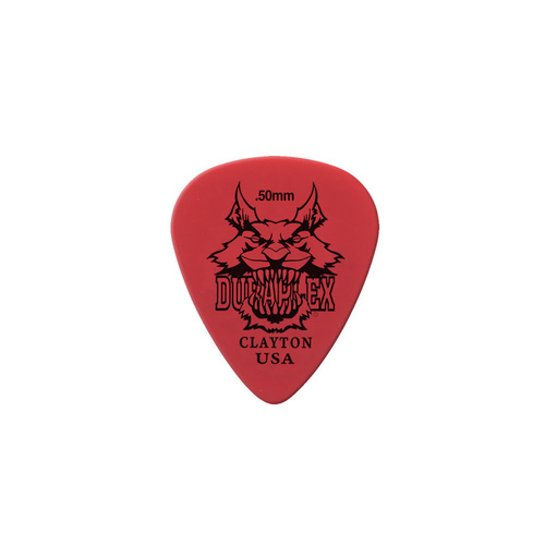 Clayton Duraplex Standard Guitar Picks 0.50mm - 12 Pack