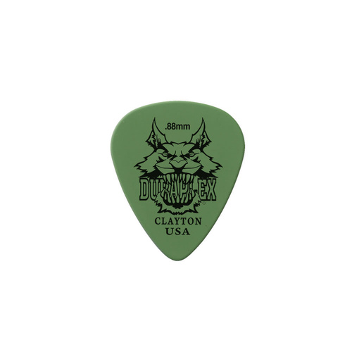 Clayton Duraplex Standard Guitar Picks 0.88mm - 12 Pack, Made of Durable Delrin, Designed for Consistent Performance and Clear Tone
