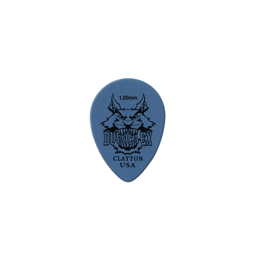 Clayton Duraplex Small Teardrop Guitar Picks 1.00mm - 12 Pack