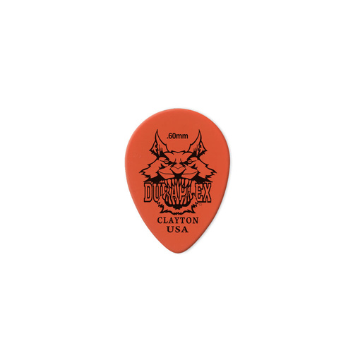 Clayton Duraplex Small Teardrop Guitar Picks (0.60mm) - 12 Pack