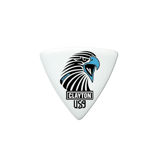 Clayton Acetal Sharp Triangle Guitar Picks (0.50mm) - 12 Pack