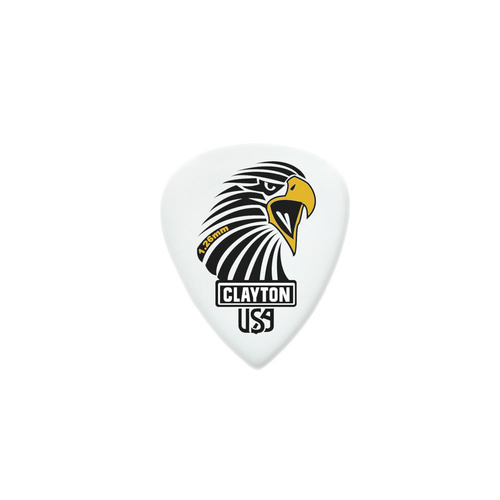 Clayton Acetal Sharp Eagle Guitar Picks 1.26mm - 12 Pack