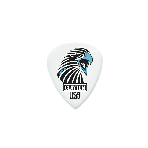 Clayton Acetal Eagle Sharp Standard Guitar Picks 0.50mm - 12 Pack