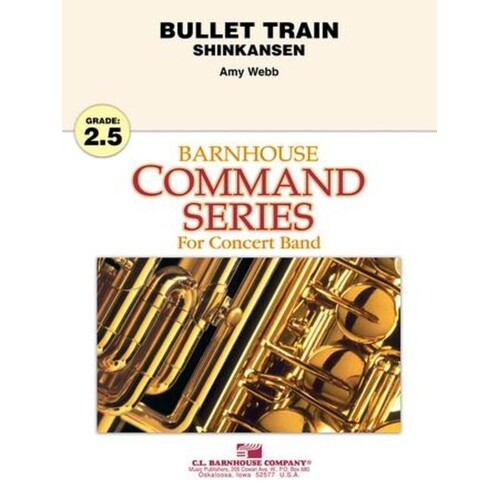 Bullet Train Skinkansen Concert Band 2.5 Score/Parts Book