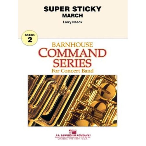 Super Sticky March Concert Band 2 Score/Parts Book