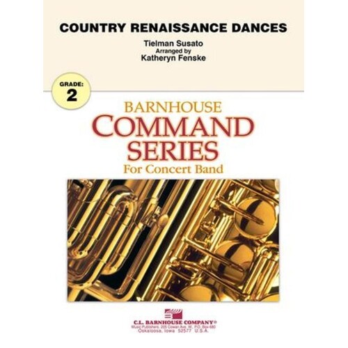 Country Renaissance Dances Danserye Concert Band 2 Score/Parts Book