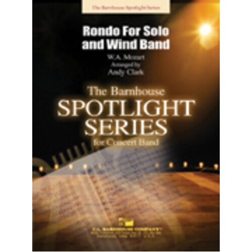 Rondo For Solo And Wind Band Arr Clark (Music Score/Parts) Book