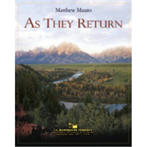 As They Return Concert Band  Score/Parts