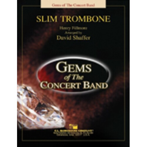 Slim Trombone Arr Shaffer Concert Band Score/Parts Book