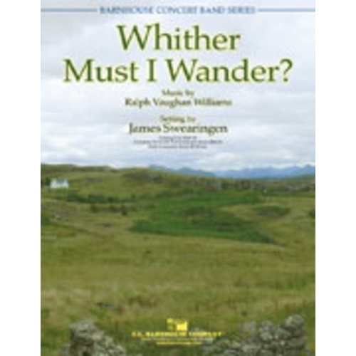 Wither Must I Wander Concert Band 3 Score/Parts