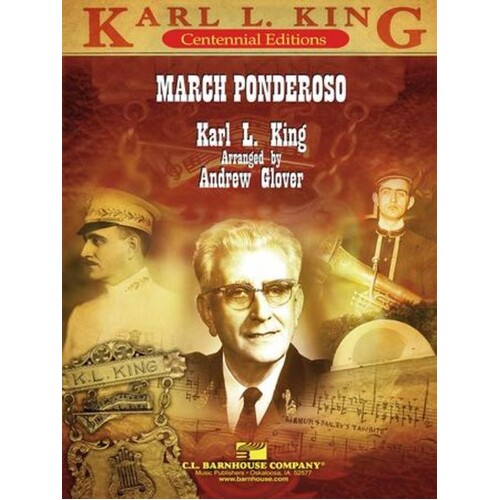 March Ponderoso Concert Band 4 Score/Parts Book