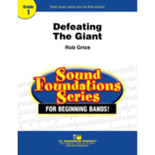 Defeating The Giant Concert Band  Score/Parts
