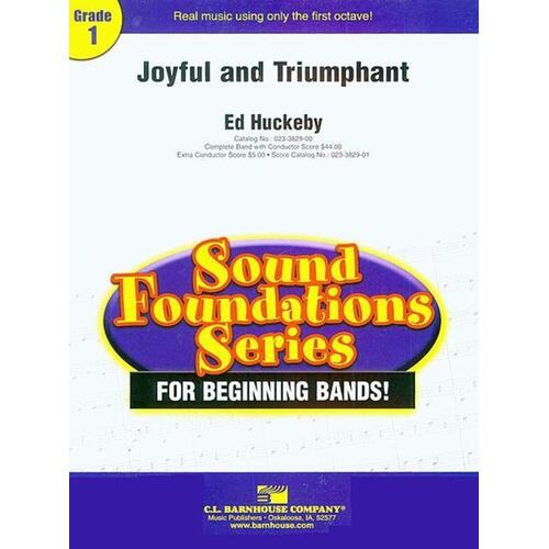 Joyful And Triumphant Concert Band 1 Score/Parts Book