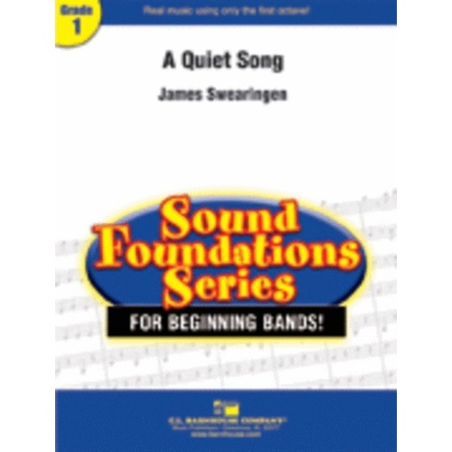 A Quiet Song Concert Band 1 Score/Parts Book