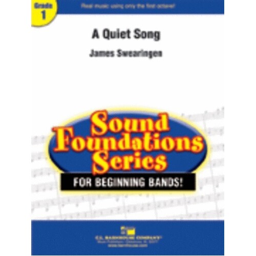 A Quiet Song Concert Band 1 Score/Parts