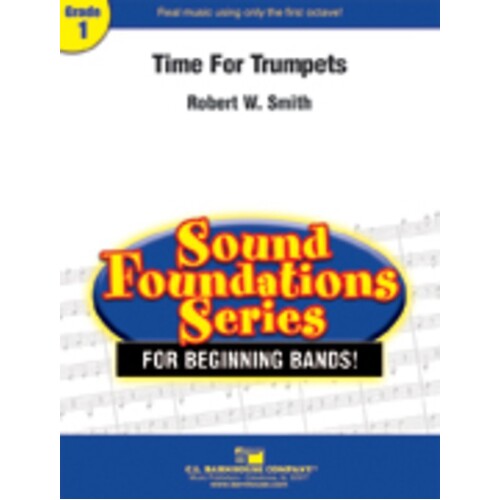 Time For Trumpets Concert Band 1 Score/Parts Book