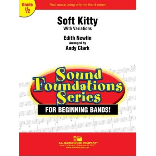 Soft Kitty With Variations Concert Band0.5 Score/Parts Book