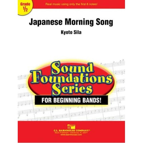 Japanese Morning Song Concert Band0.5 Score/Parts Book