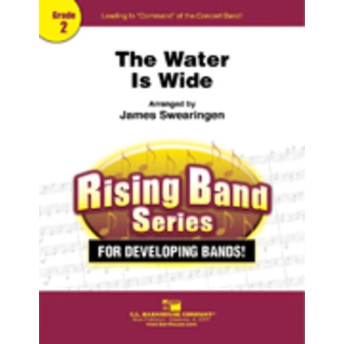 Water Is Wide The Concert Band  Score