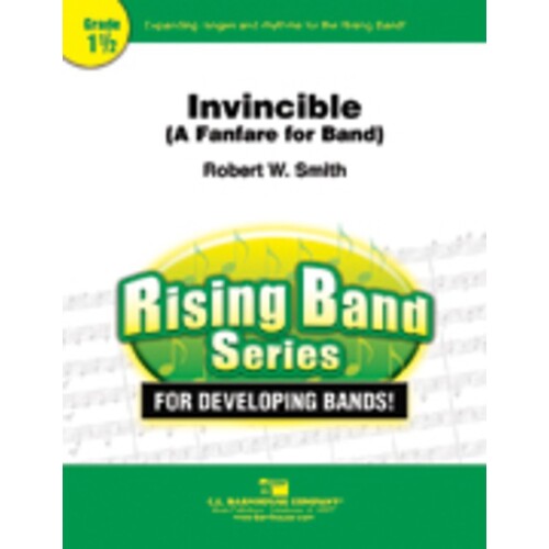 Invincible (A Fanfare For Band) Concert Band 1.5 Score/Parts