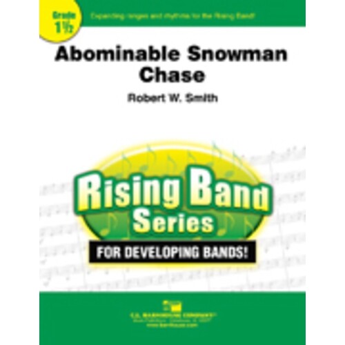 Abominable Snowman Chase Concert Band  Score/Parts