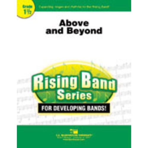 Above And Beyond Score/Parts Concert Band 1.5