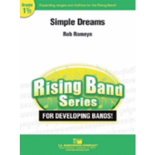 Simple Dreams Concert Band 1.5 Score/Parts Book