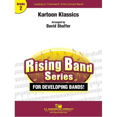 Kartoon Klassics Concert Band 2 Score/Parts Book