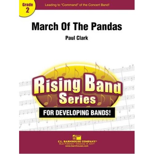 March Of The Pandas Concert Band 2 Score/Parts Book
