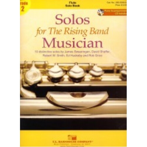 Solos For The Rising Band Musician Flute Softcover Book/CD