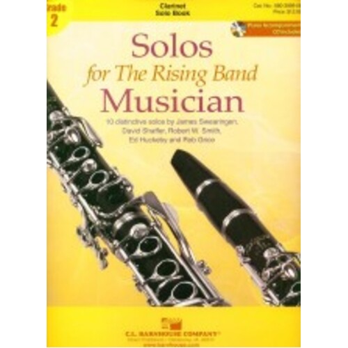 Solos For The Rising Band Musician Clarinet Book/C (Softcover Book/CD)