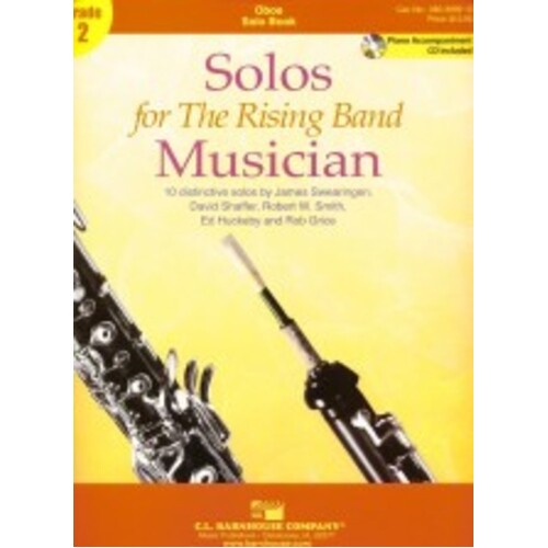 Solos For The Rising Band Musician Oboe Softcover Book/CD