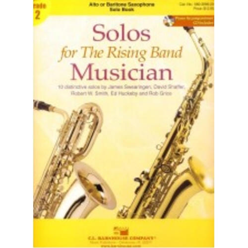 Solos For The Rising Band Musician Alto Sax Book/C (Softcover Book/CD)