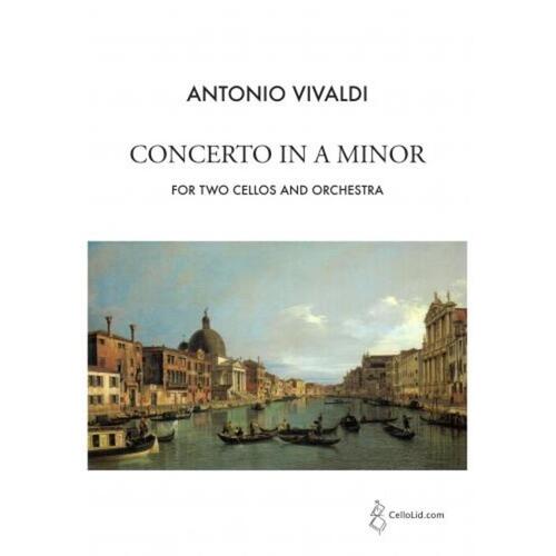 Vivaldi - Concerto A Minor For 2 Cellos/Piano Arr Lidstrom Softcover Book (2 Cellos)