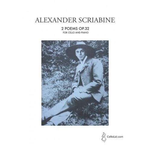Scriabin - 2 Poems Op 32 For Cello/Piano Arr Lidstrom Softcover Book (Cello)