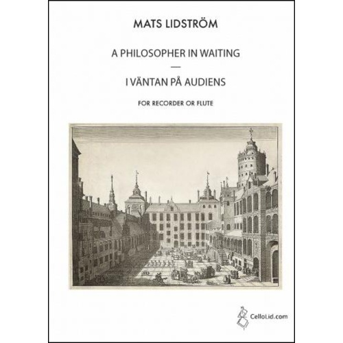 Lidstrom - A Philosopher In Waiting For Recorder Or Flute Softcover Book (Flute|Recorder)