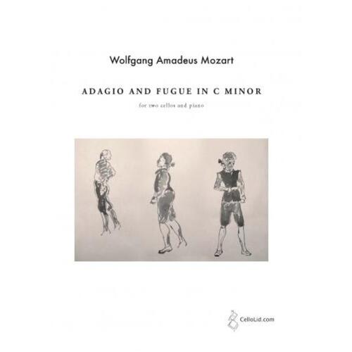 Mozart - Adagio And Fugue C Minor For 2 Cellos/Piano Softcover Book (2 Cellos)