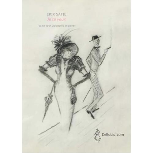 Satie - Je Te Veux For Cello/Piano Softcover Book (Cello)