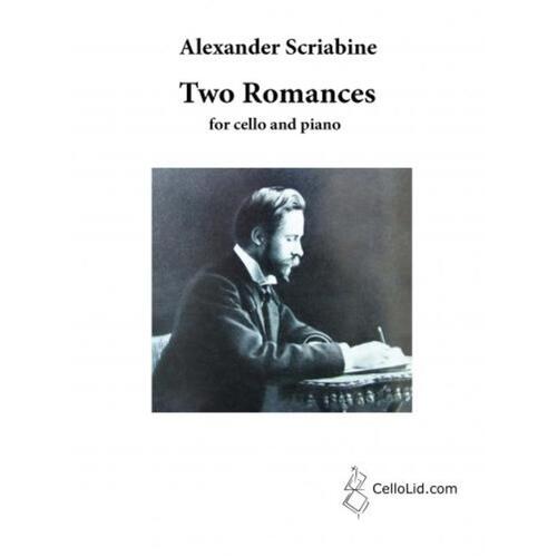 Scriabin - 2 Romances For Cello/Piano Softcover Book (Cello)