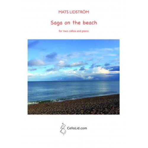 Lidstrom - Saga On The Beach For 2 Cellos/Piano Softcover Book (2 Cellos)